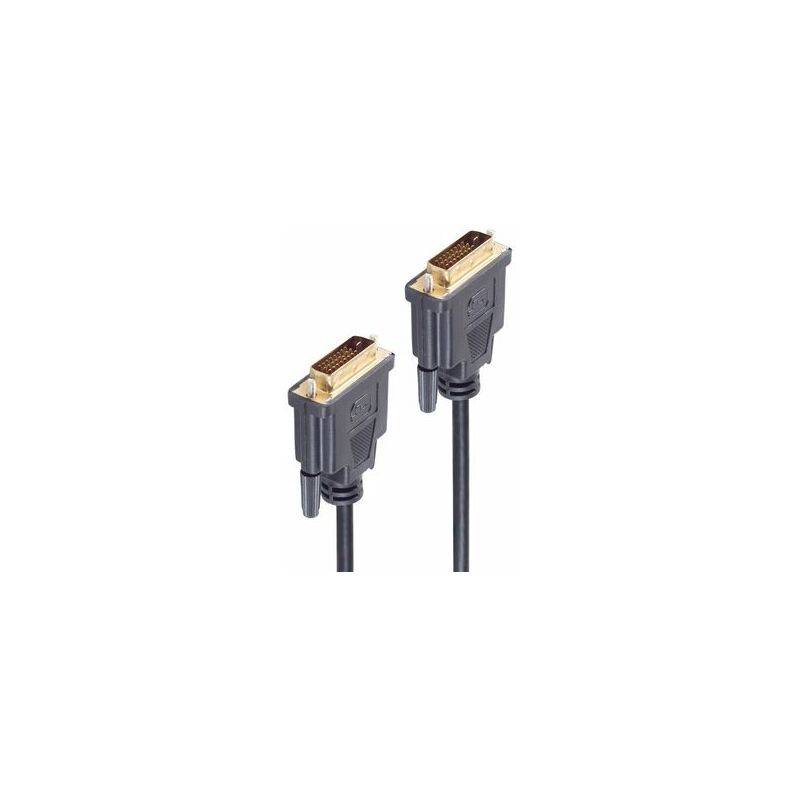 shiverpeaks BASIC-S DVI Kabel, DVI-D 24+1 Stecker -