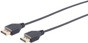 shiverpeaks BASIC-S DisplayPort 1.2 Kabel, schwarz, 1,5 m Stecker