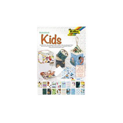 folia Motivblock "Kids", 240 x 340 mm, 20 Blatt