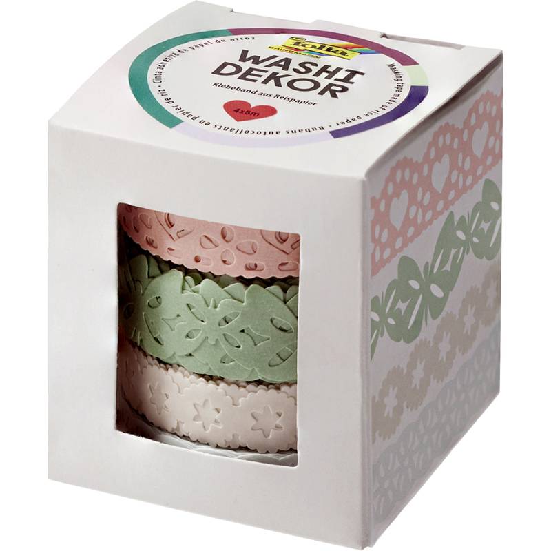 Schachtel mit dekorativen „WASHI DEKOR