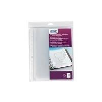 ELBA Prospekthülle mit Dehnfalten, DIN A4, PP, 0,2 mm glasklar, oben offen, ohne Verschlussklappe,