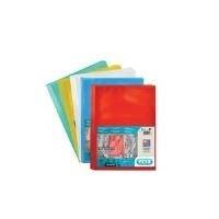 ELBA Sichthüllen, transparent, DIN A4, aus PVC, blau 0,15 mm