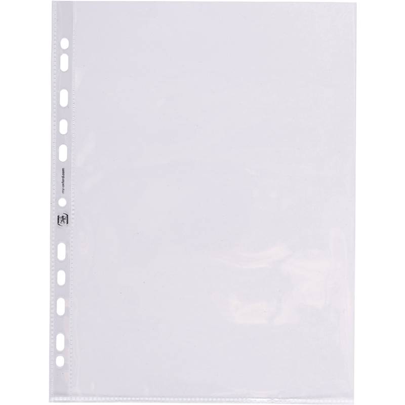 Oxford Prospekthülle Premium, DIN A4, PVC, 0,08 mm, glasklar