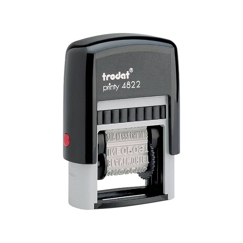 trodat Wortbandstempel Printy 4822, ohne Datum, schwarz