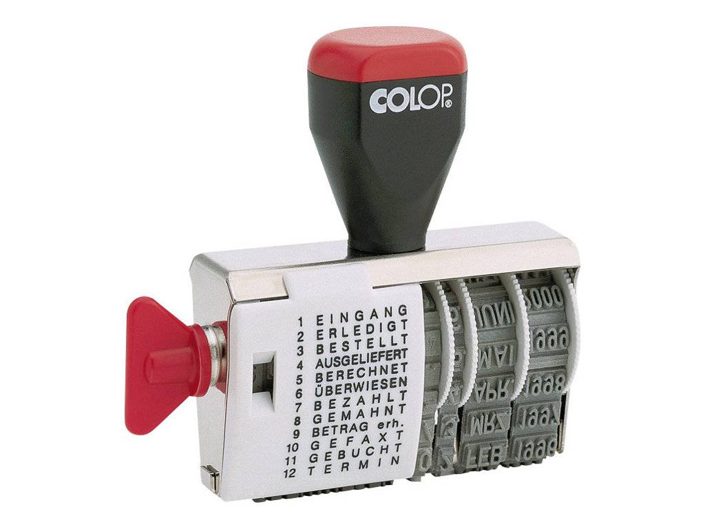 COLOP 04000/WD - Stempel - Standardtext, Datum