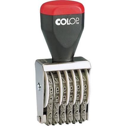 COLOP Ziffernstempel 04006, 6-stellig