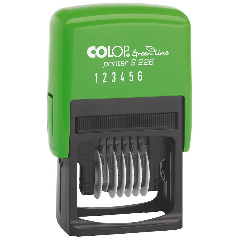 COLOP Ziffernstempel "Green Line" Printer S226, 6-stellig