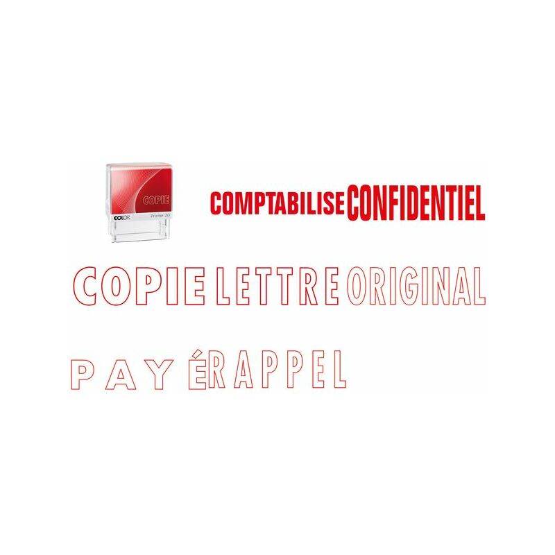 COLOP Textstempel Printer 20 "COMPTABILISE", mit Textplatte