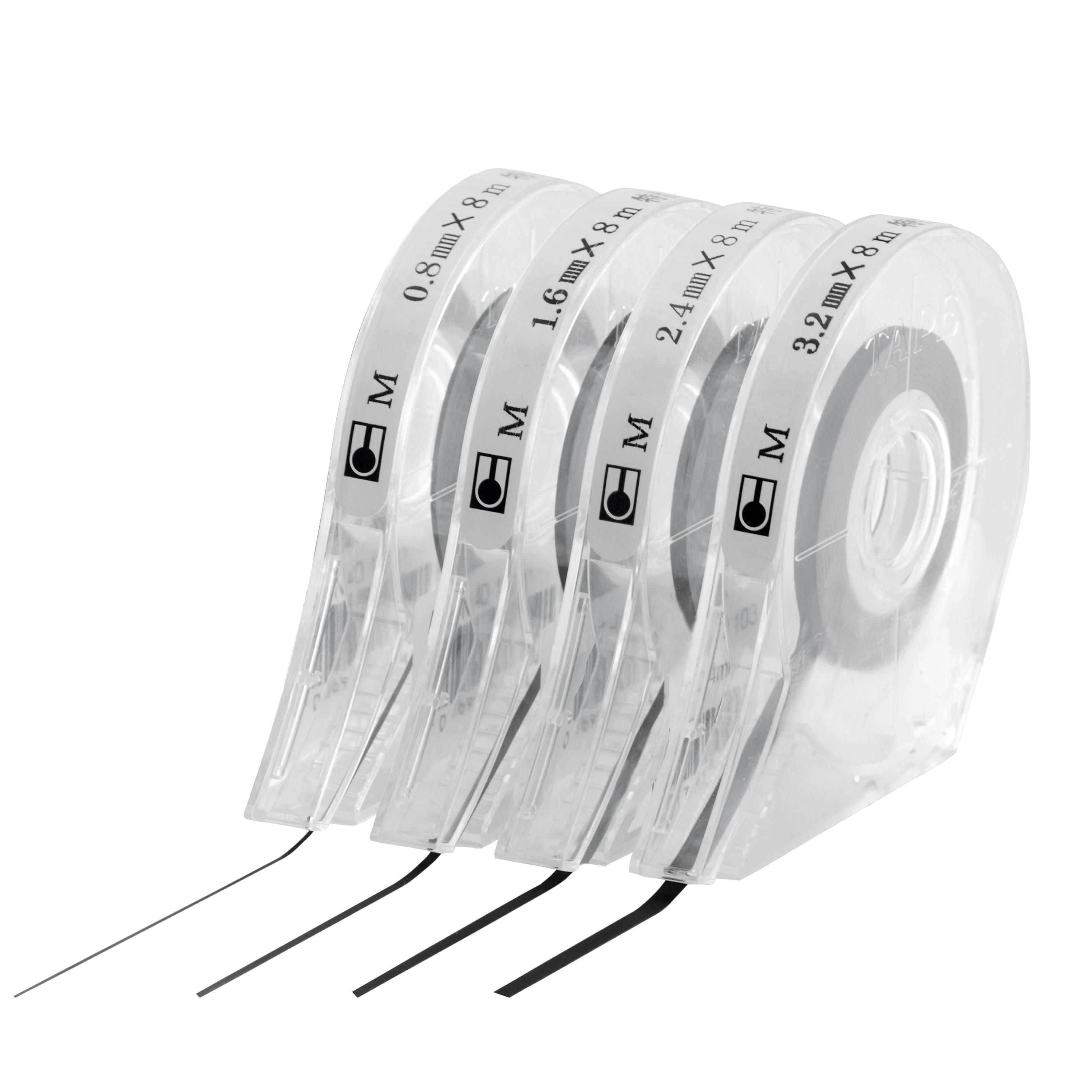 magnetoplan Zeichenband schwarz, 8 m x 2,4 mm