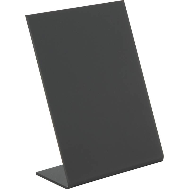 Securit Tischaufsteller L-SHAPE, DIN A7, schwarz