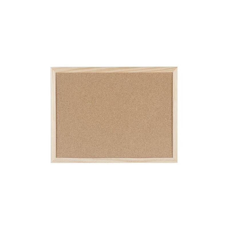 Bi-Office Korktafel mit Holzrahmen, 600 x 400 mm