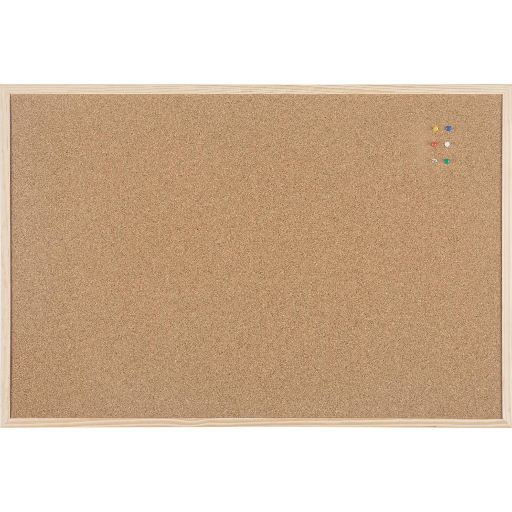 Bi-office Korktafel MC070012010 beidseitig Holzrahmen 90x60cm