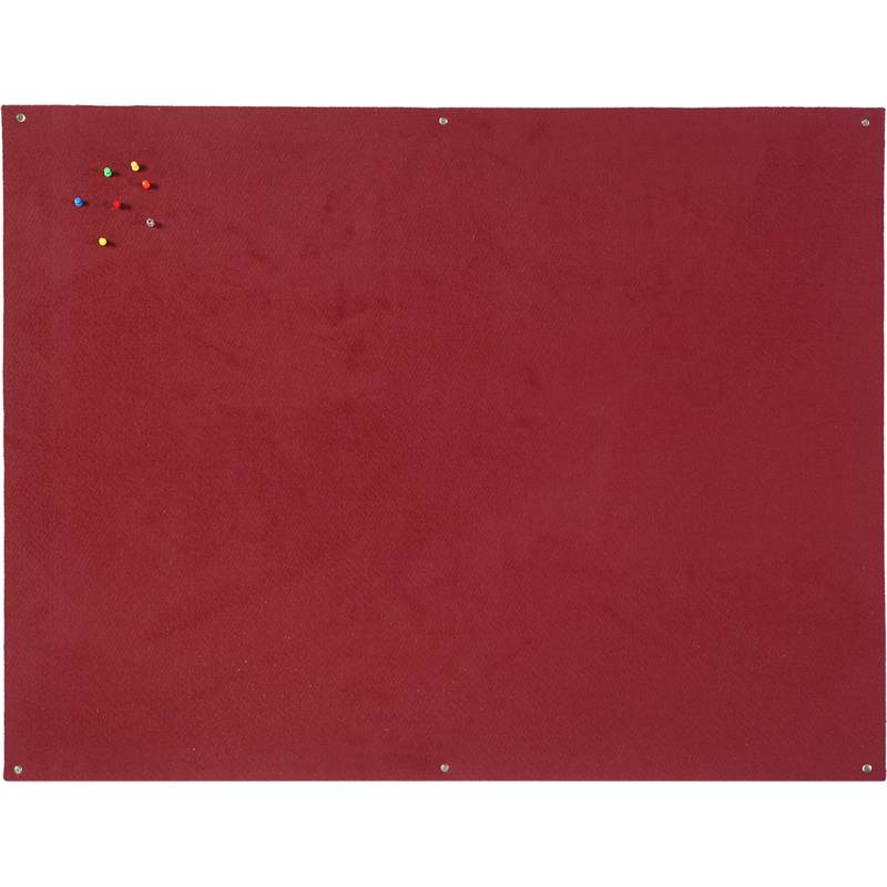 Bi-Office Filztafel, rahmenlos, 900 x 600 mm, burgunderrot