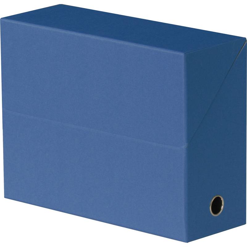 Oxford Dokumentenmappe, aus Wellpappe, blau