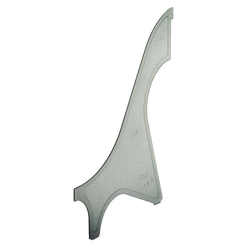 LEITZ Trennwand für Stehsammler extrabreit 2425, rauchtopas