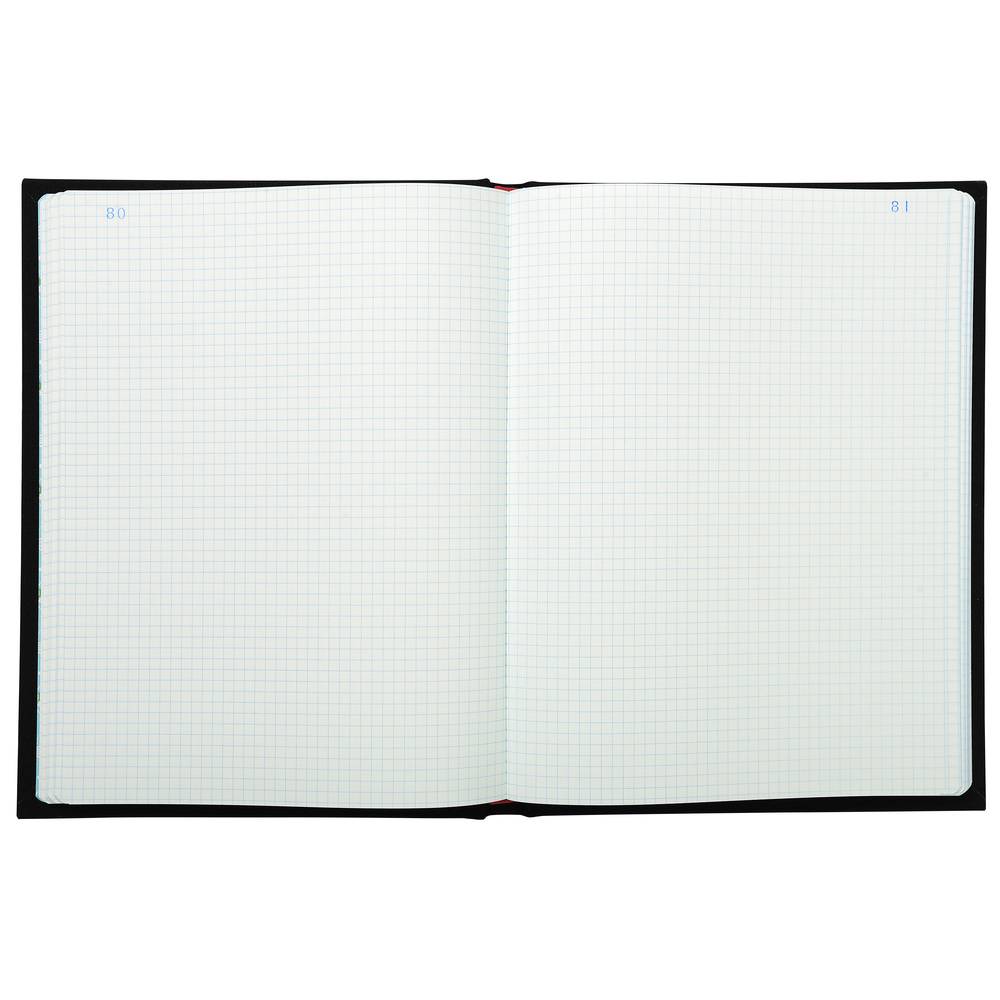 Exacompta Kladde + kaschiertem Leineneinband, A4, 100 Blatt, 110g, kariert, 412E