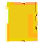 EXACOMPTA Eckspannermappe, DIN A4, Karton, gelb