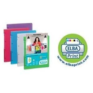 ELBA Präsentations-Ringbuch POLYVISION, 20 mm, sortiert aus PP, DIN A4, 4-Ring Reißmechanik, Rückenbreite: 20 mm,