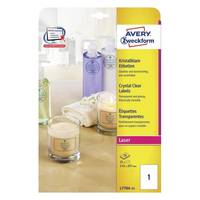 AVERY ZWECKFORM - Avery L7784 - Polyester - glänzend - permanenter Klebstoff - klar - A4 (210 x 297 mm)