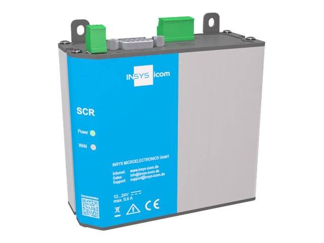 INSYS icom SCR-E 300 - Router 2-Port-Switch - Modbus