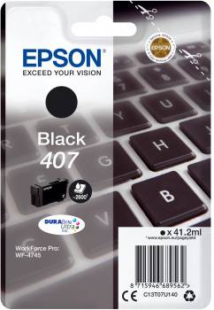 Epson 407 - 41.2 ml - L-Größe - Schwarz - original
