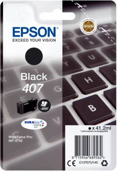 Epson 407 - 41.2 ml - L-Größe - Schwarz - original