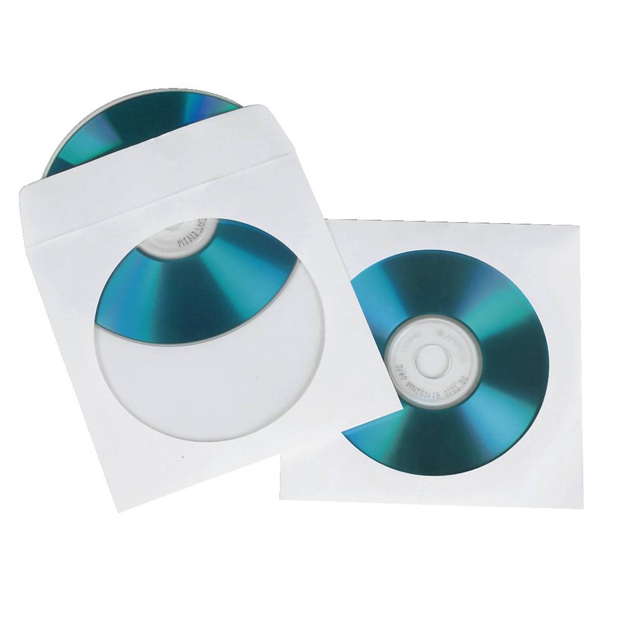 Hama CD-ROM Paper Sleeves - CD-Hülle - weiß (Packung mit 100)