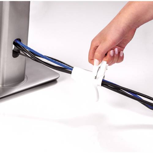 Fellowes CableZip, Kabel-Flexrohr, Flur, Kunststoff, Weiß