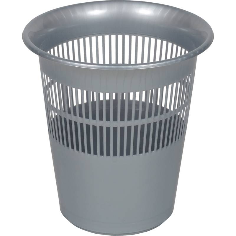 keeeper Papierkorb "jasper", aus PP, silber