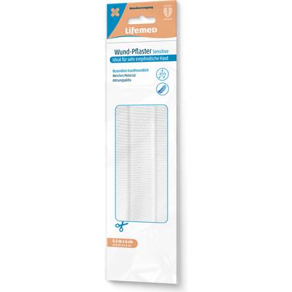 Lifemed Wund-Pflaster "Sensitive", weiß, 500 mm x 60 mm