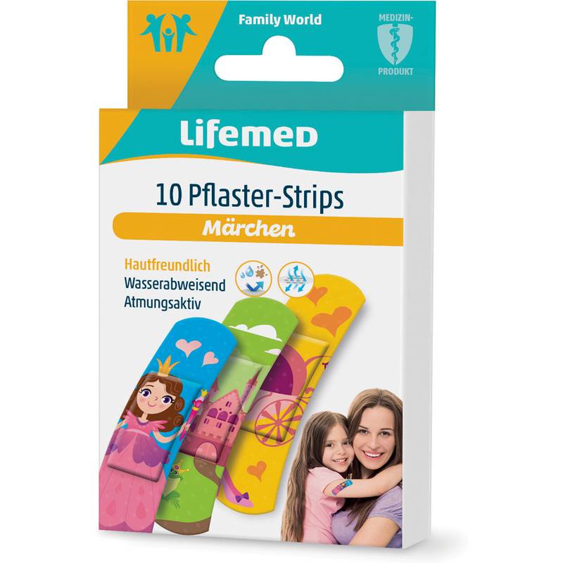 Lifemed Kinder-Pflaster-Strips "Märchen", 10er