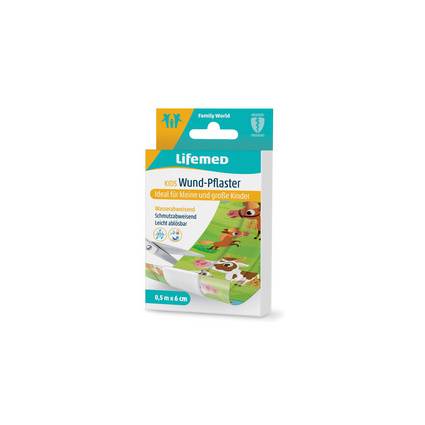 Lifemed Kinder-Wund-Pflaster "Farmtiere", 500 mm x 60 mm