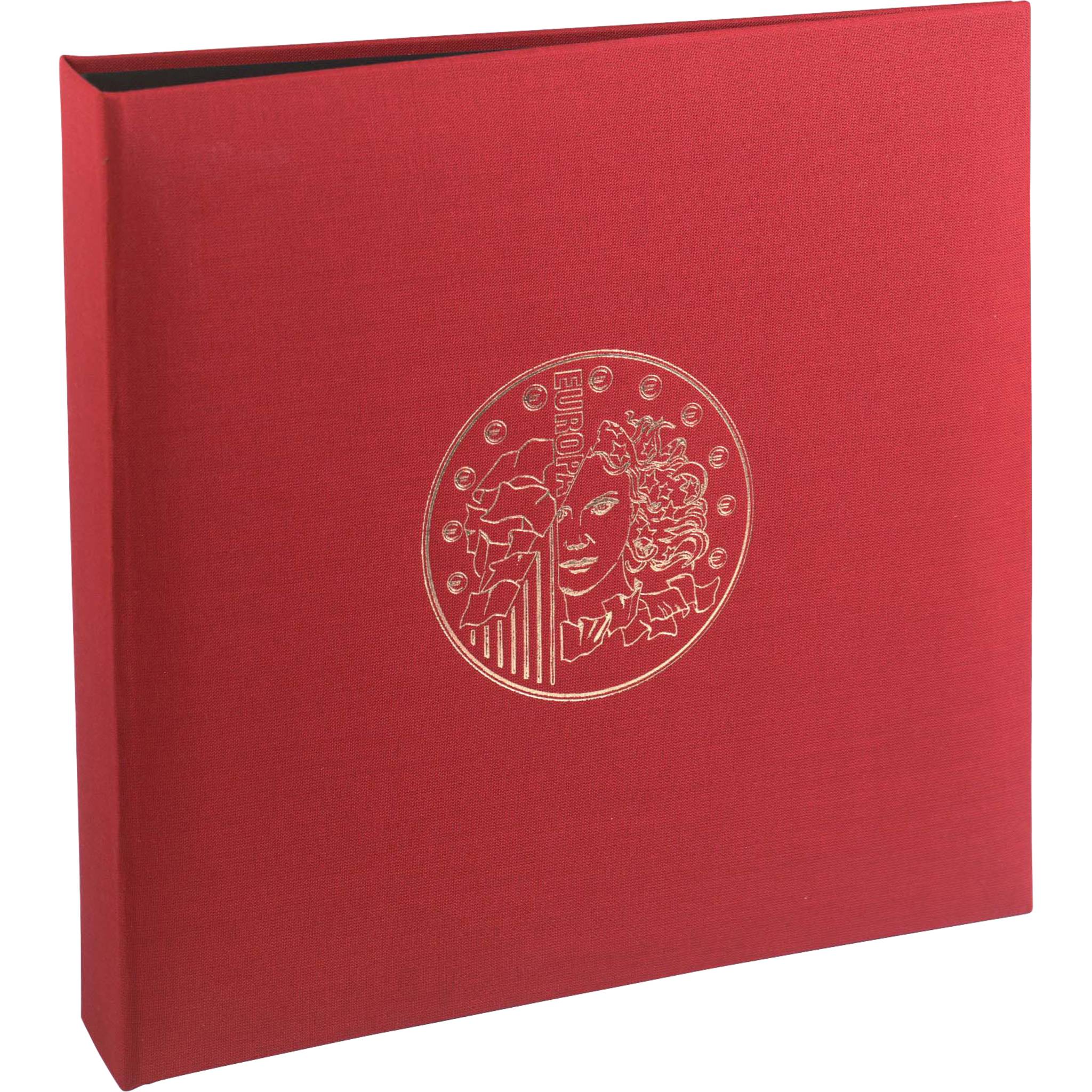 Exacompta Münzalbum, 24,5x25cm - Bordeauxrot - 96105E