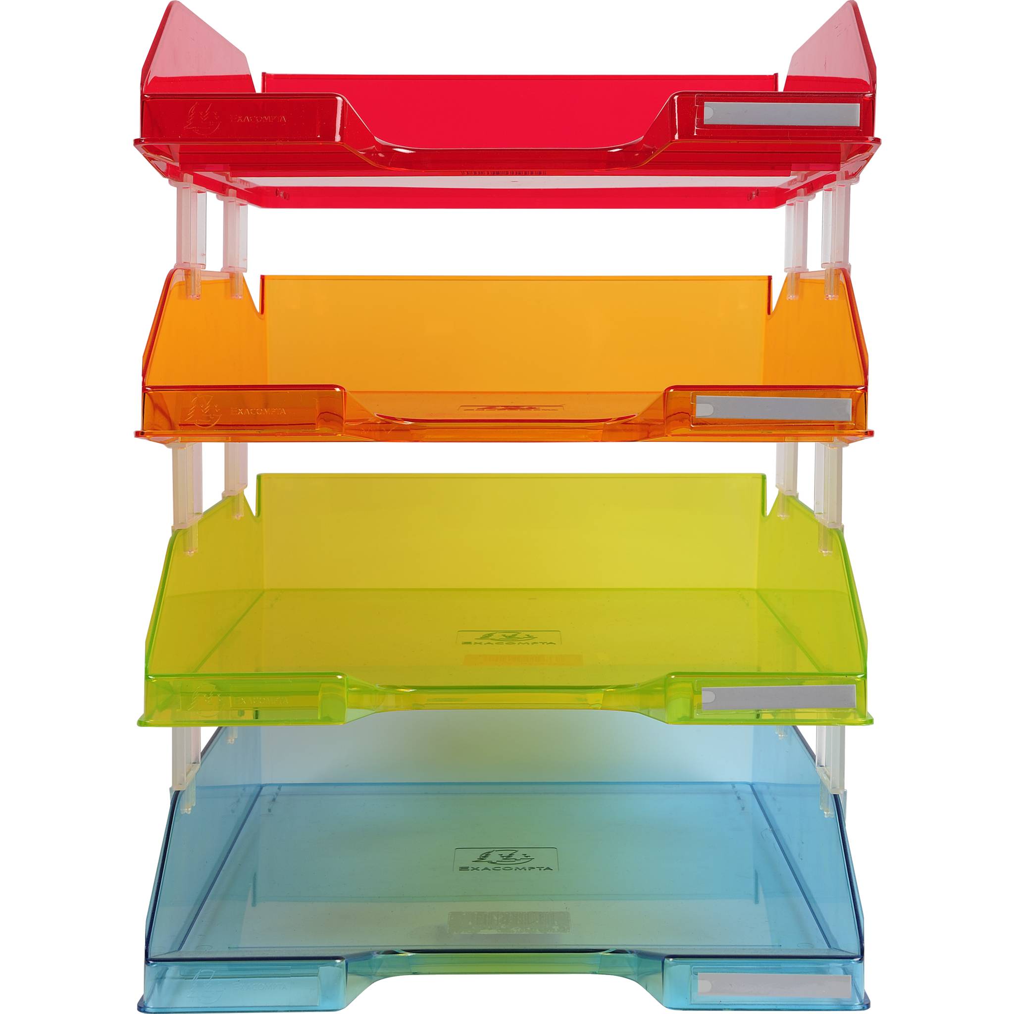 Exacompta Set mit 4 Briefablagen COMBO MIDI, Linicolor - sortiert - 113299SETD