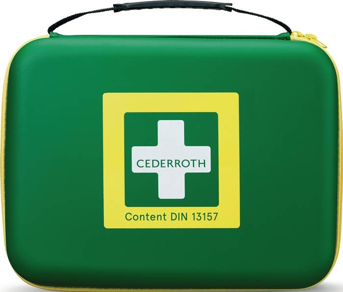 Erste-Hilfe-Tasche B310xH247xT80ca.mm grün CEDERROTH