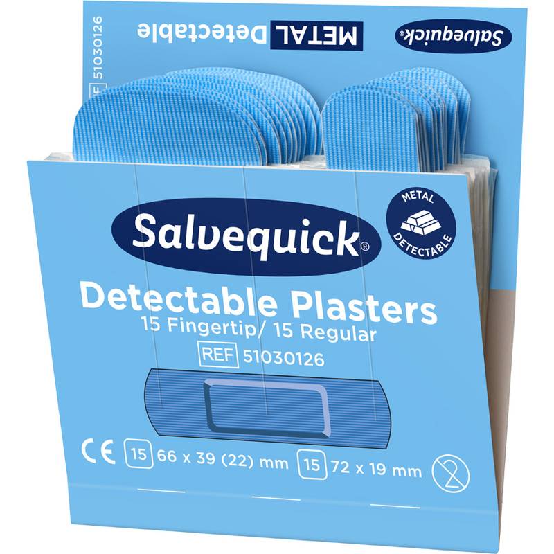 CEDERROTH Salvequick Nachfüllpackung, Fingerkuppen-Pflaster