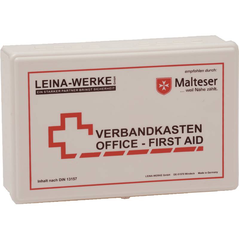 Leina Betriebsverbandkasten Office, Inhalt DIN 13157, weiß