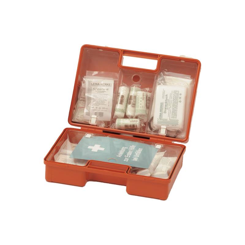 Leina Erste-Hilfe-Koffer SAN, Inhalt DIN 13169, orange
