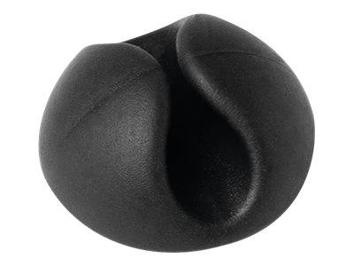 DURABLE CAVOLINE CLIP 1 - Kabelklammern - Graphite (Packung mit 6)