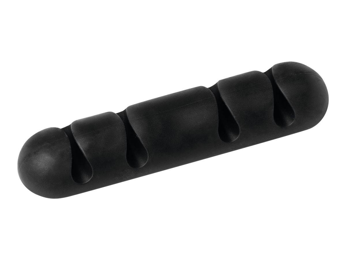 DURABLE CAVOLINE CLIP 4 - Kabelklammern - Graphite (Packung mit 2)