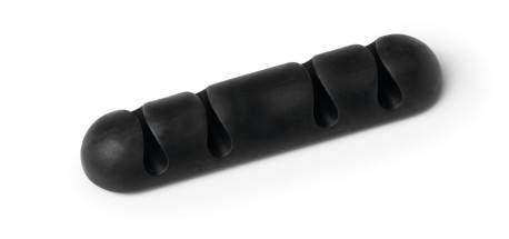 DURABLE CAVOLINE CLIP 4 - Kabelklammern - Graphite (Packung mit 2)