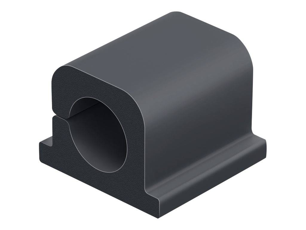 DURABLE CAVOLINE CLIP PRO 2 - Kabelklammern - Graphite (Packung mit 6)