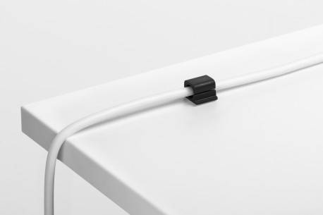 DURABLE CAVOLINE CLIP PRO 2 - Kabelklammern - Graphite (Packung mit 6)