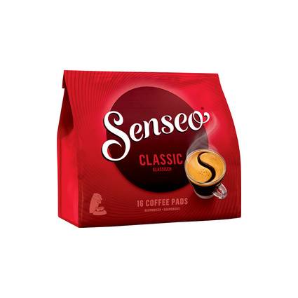 Senseo Kaffeepads "CLASSIC" - klassisch, 16er Packung