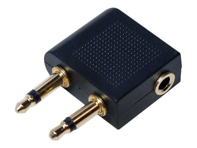 LogiLink - Audioadapter für Flugzeug - Mono Mini-Stecker (M)