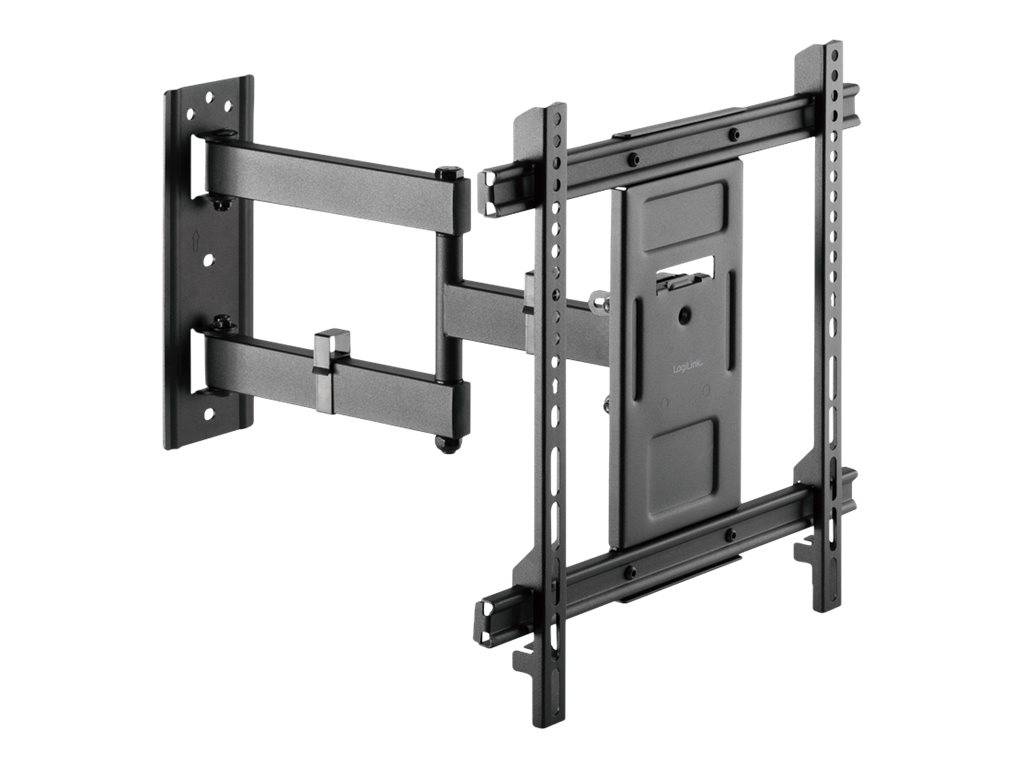 LogiLink - Klammer - Voll beweglich - für LCD-TV / gekrümmter LCD-TV - Kunststoff, Stahl, Acrylnitril-Butadien-Styrol (A
