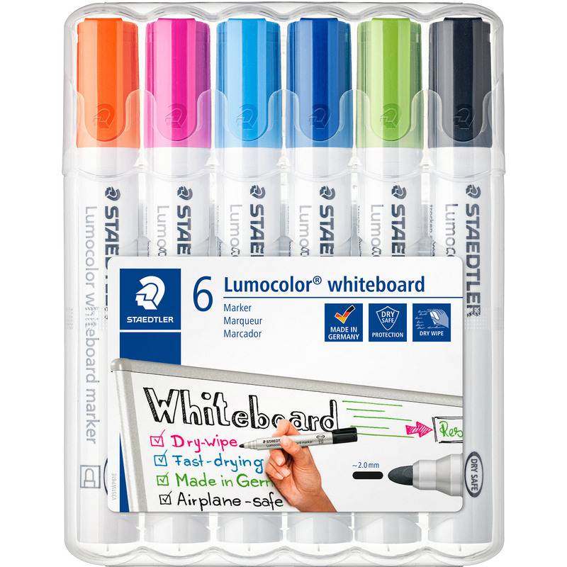 Whiteboardmarker Lumocolor ca. 2mm VE=6 Stück