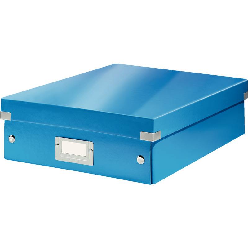 LEITZ Organisationsbox Click & Store WOW, groß, blau