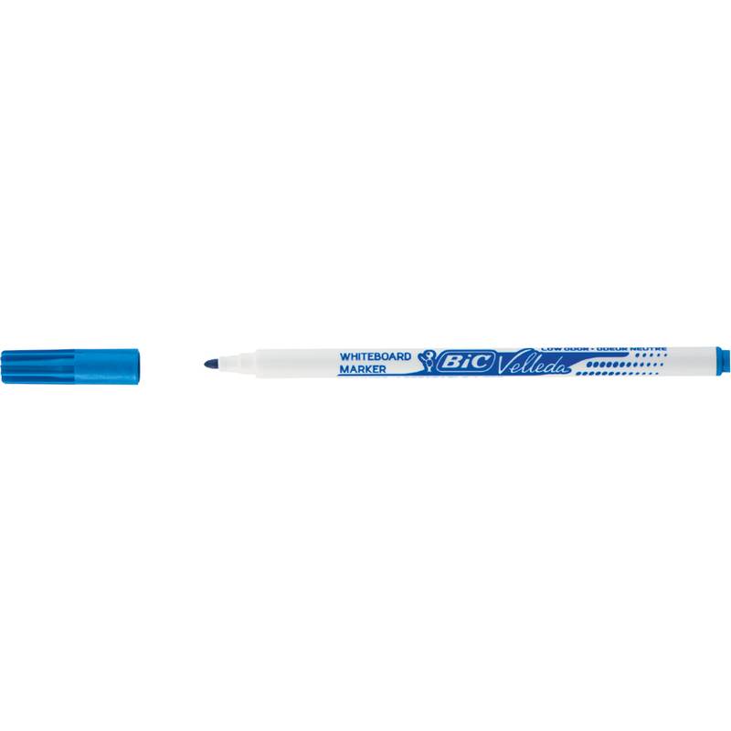 BIC Whiteboard-Marker Velleda 1721, Rundspitze, blau