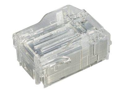 Ein durchsichtiges Kunststoff-RJ45-Steckergehäuse für Ethernet-Kabel mit internen Ausrichtungshilfen zur Drahtepositionierung.